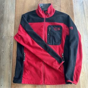 Mountain Hardwear black and red zip up jacket